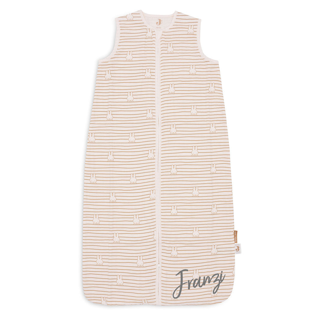 Schlafsack Hydrophil 70cm Miffy Stripe, Biscuit | Jollein