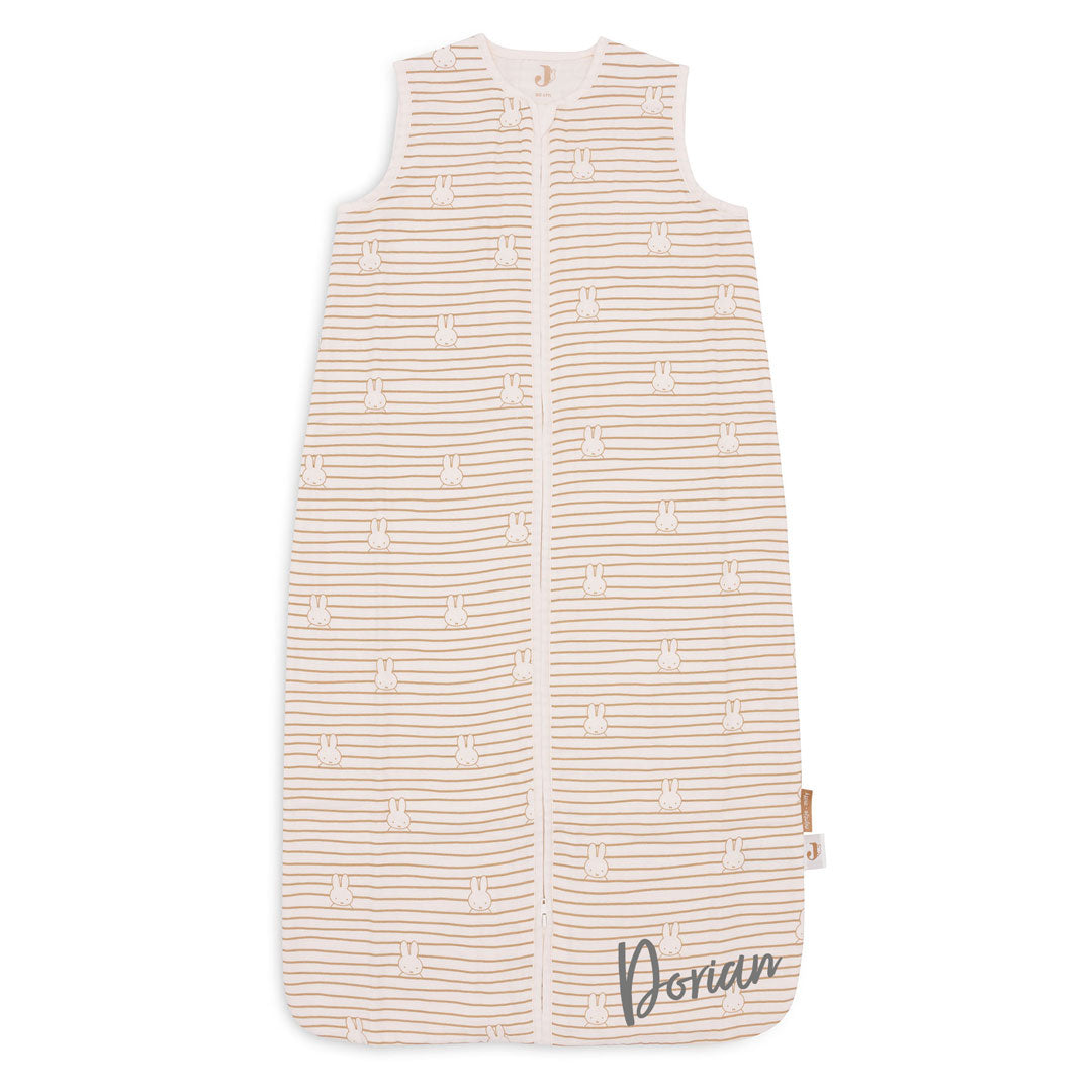 Sleeping bag Hydrophil 90cm Miffy Stripe, Biscuit | Jollein