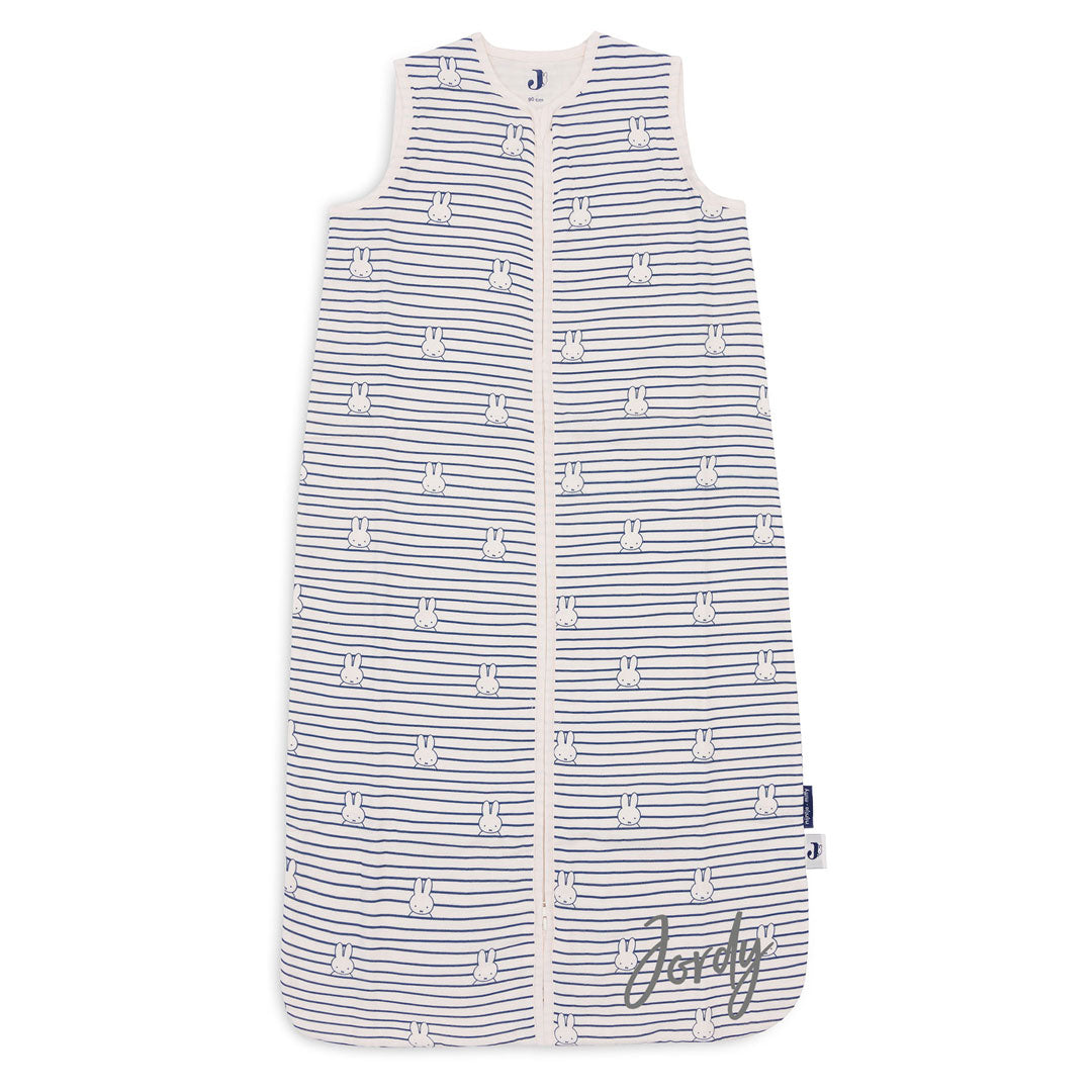 Schlafsack Hydrophil 90cm Miffy Stripe, Navy | Jollein