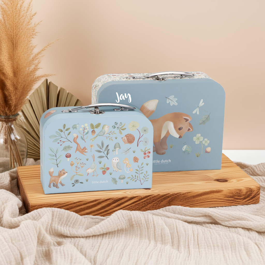 Kofferset Forest Friends Blau | Little Dutch