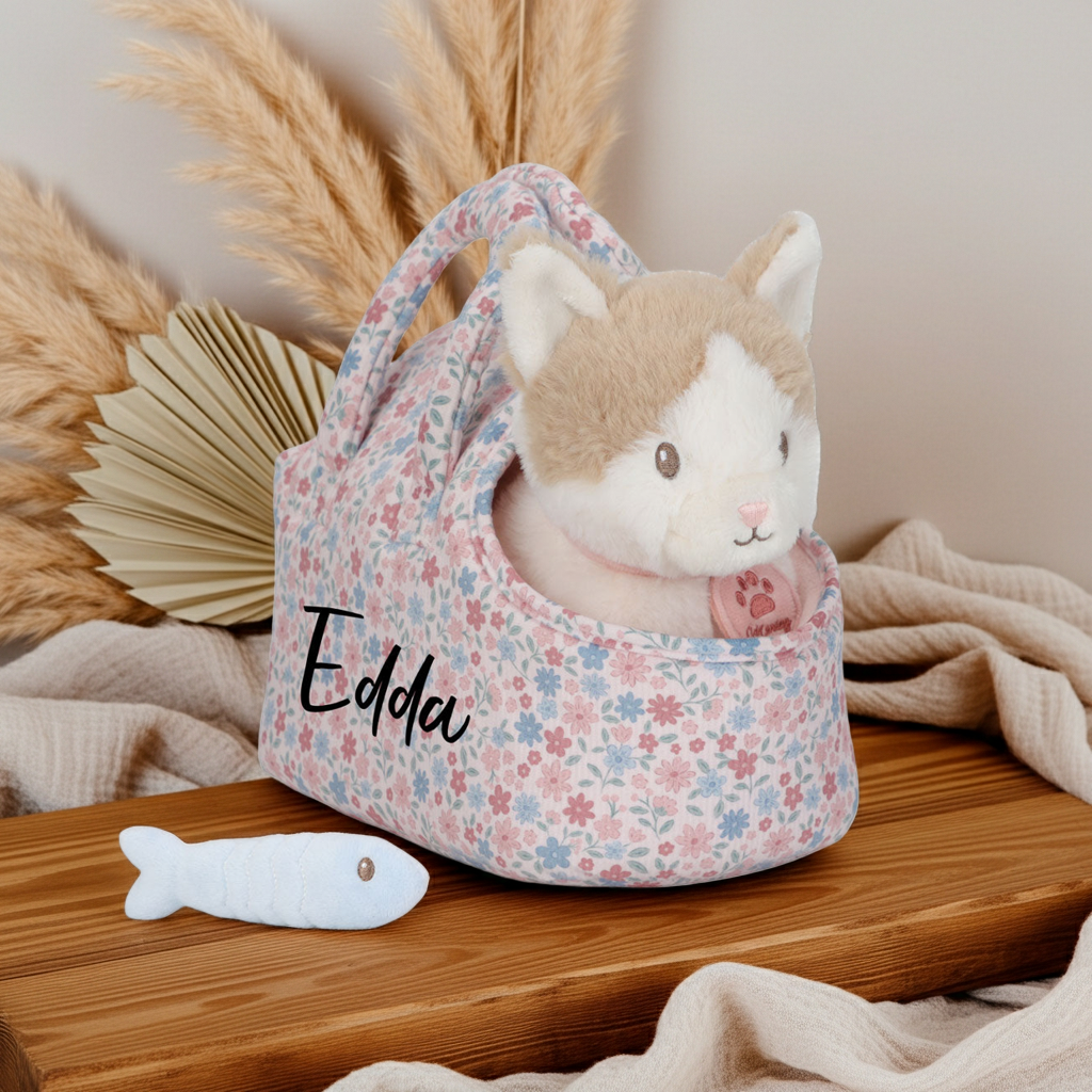 Plüschkatze Marley in Tasche GRS | Little Dutch