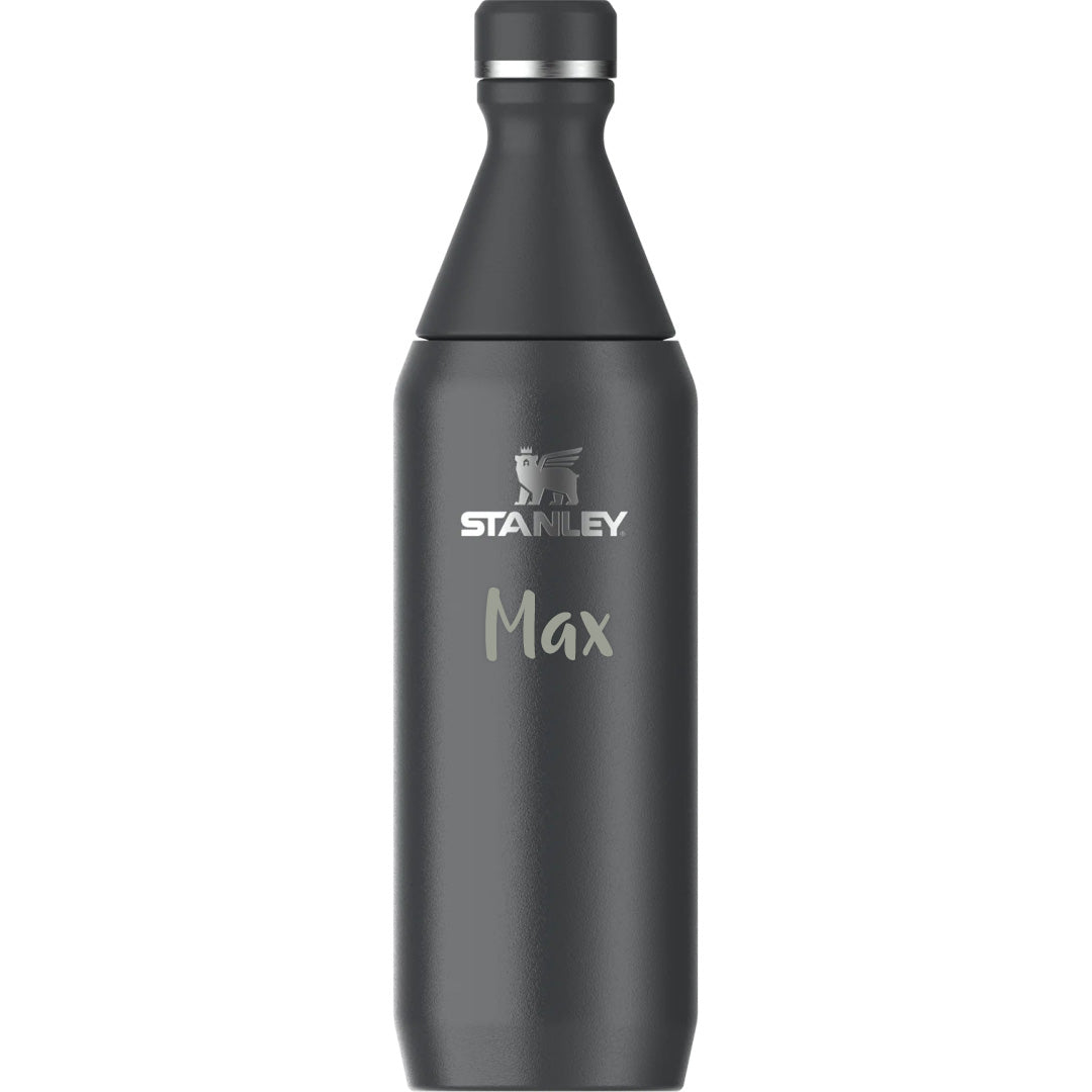 All Day Slim Insulated Bottle, Zwart | Stanley by Schmatzepuffer® "aanpasbaar"