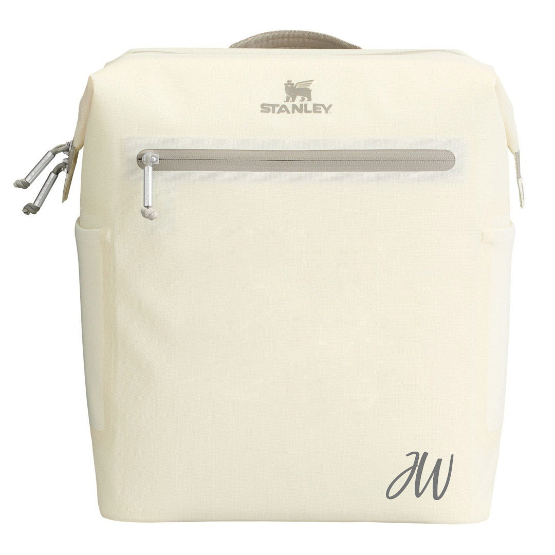 Midi cooler bag backpack The All-Day Madeleine 14 L, Cream | Stanley