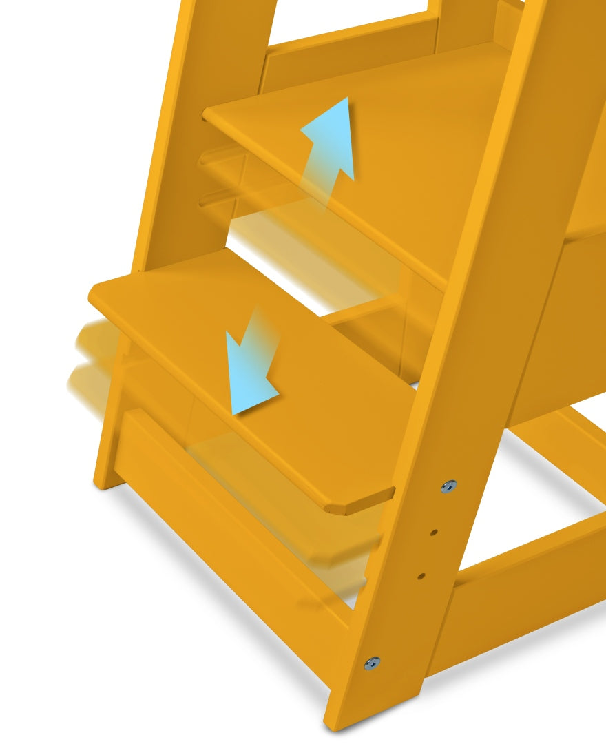 Lernturm Felix - Learning tower - gelb | tiSsi® by Schmatzepuffer®