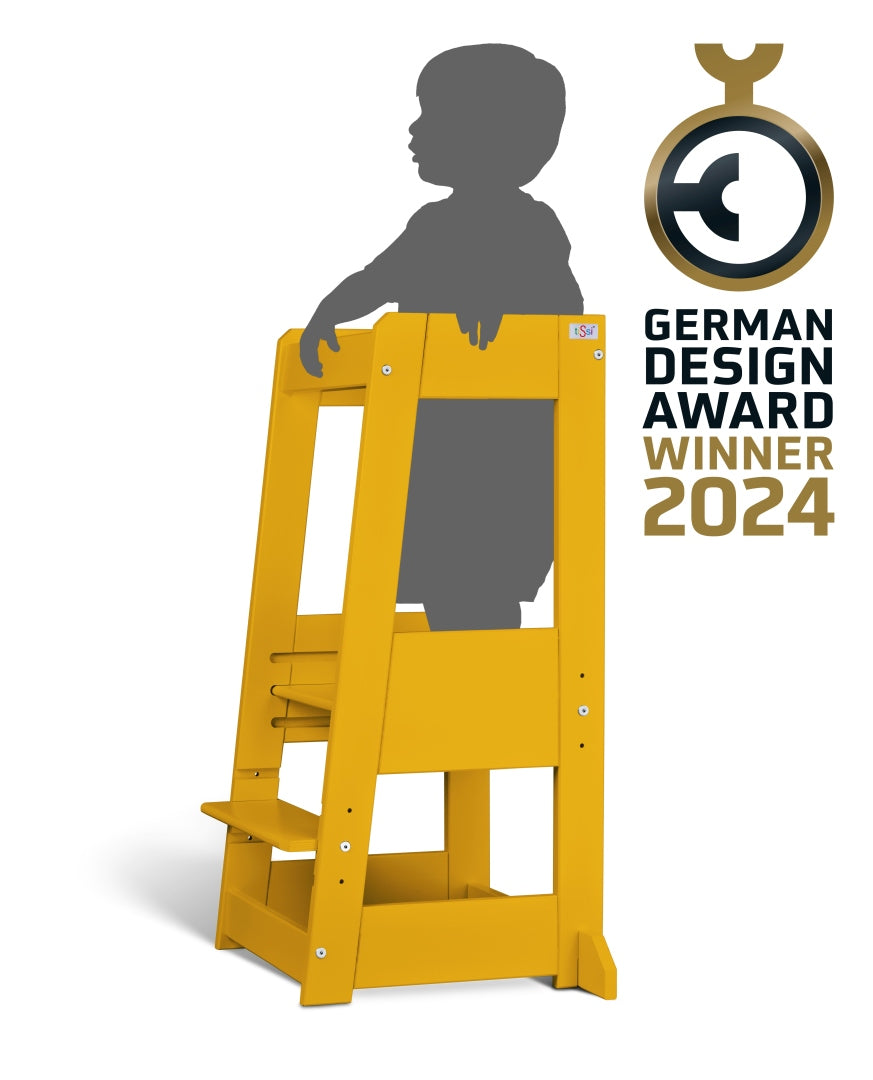 Lernturm Felix - Learning tower - gelb | tiSsi® by Schmatzepuffer®