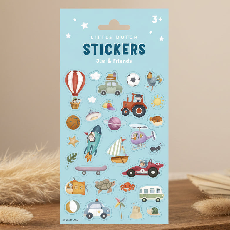 Sticker Jim & Friends – Kreative Kindersticker zum Basteln