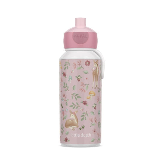 Trinkflasche pop-up campus 400 ml - Fairy Garden | Mepal x Little Dutch