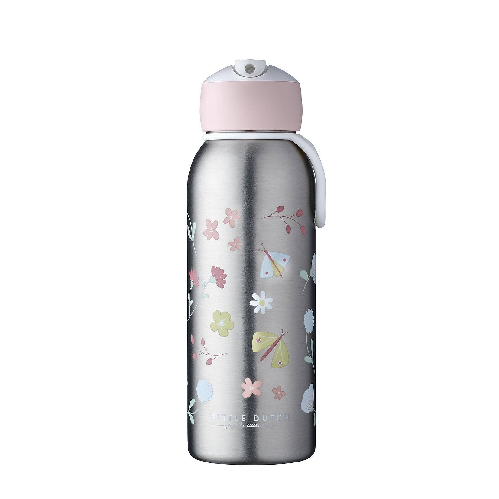 Thermoflasche Flip-up Flowers & Butterflies | Little Dutch x Mepal