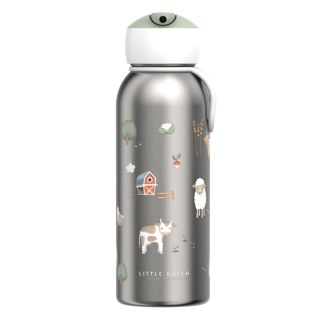 Thermoflasche Flip-up - Little Farm | Little Dutch x Mepal