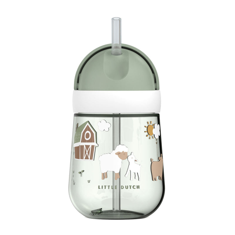 Trinkbecher Baby mit Strohhalm 300 ml - Little Farm | Little Dutch x Mepal