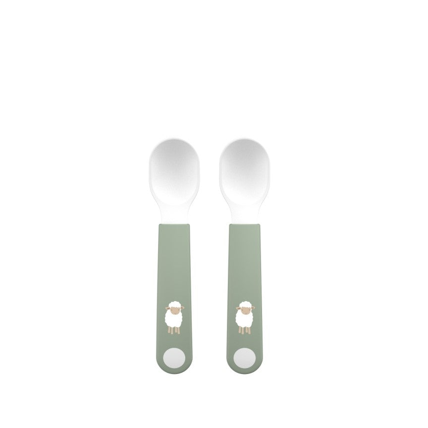 Kinderleerlepels, 2 stuks - Little Farm | Little Dutch x Mepal