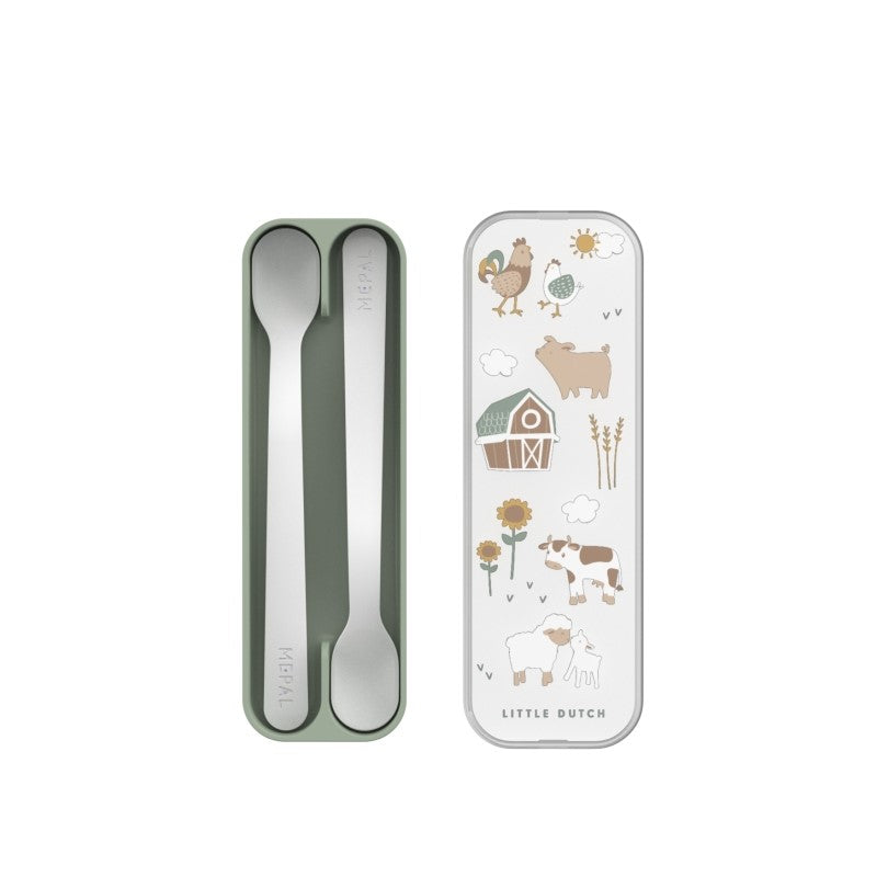 Kindervoedinglepels, 2 stuks - Little Farm | Little Dutch x Mepal