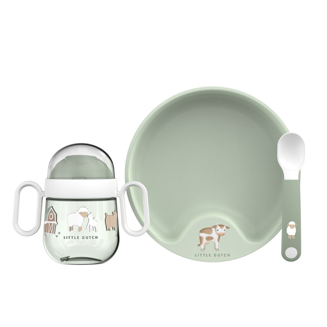 Babygeschirr-Set Mio 3-teilig - Little Farm | Little Dutch x Mepal