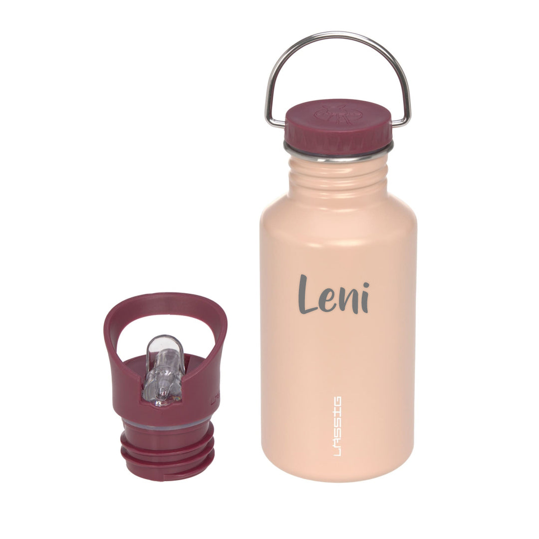 Trinkflasche Kinder - Edelstahl, Unique Rosa | Lässig