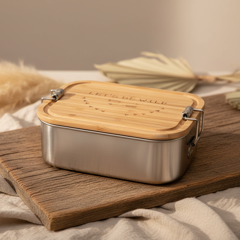 Brotdose Edelstahl - Adventure | Lässig