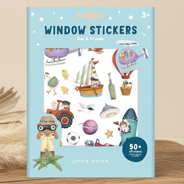 Fenstersticker Jim & Friends | Litttle Dutch