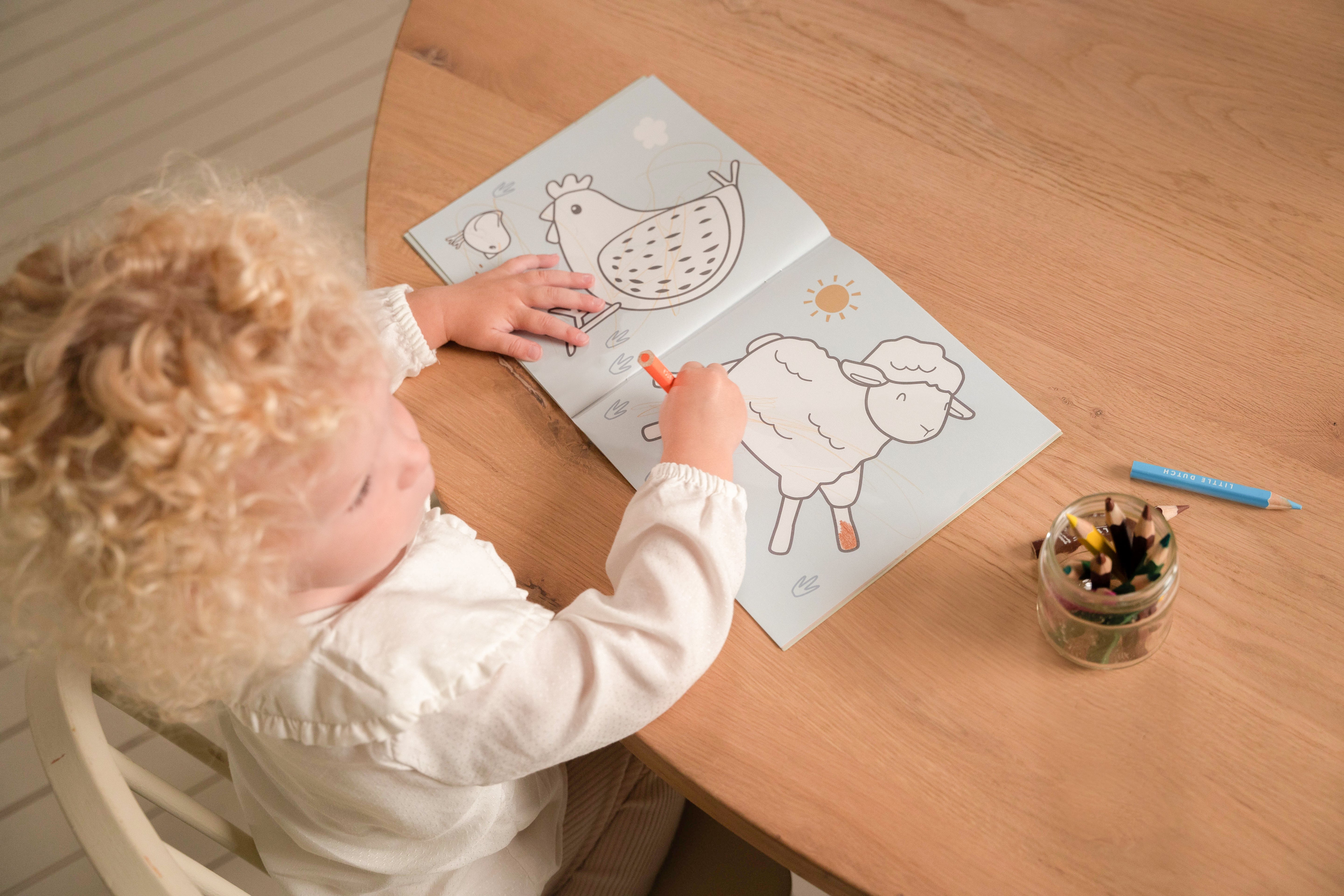 Coloring book Little Farm | Little Dutch
