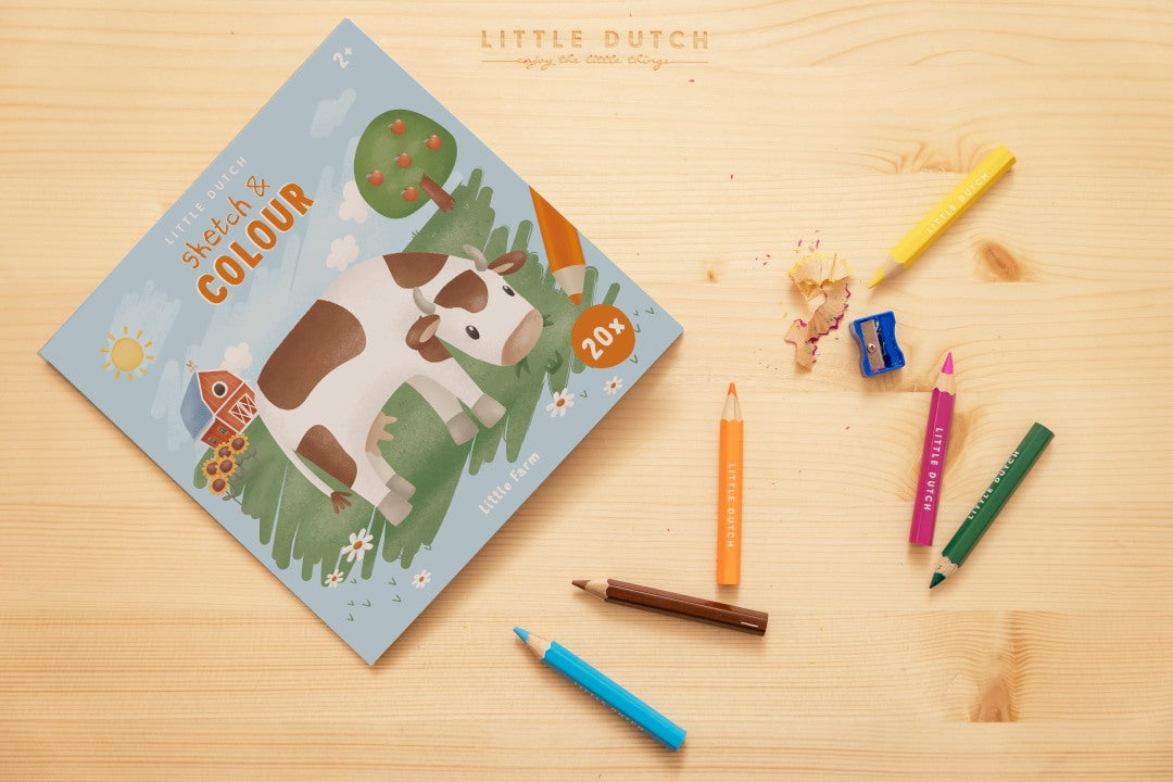 Coloring book Little Farm | Little Dutch