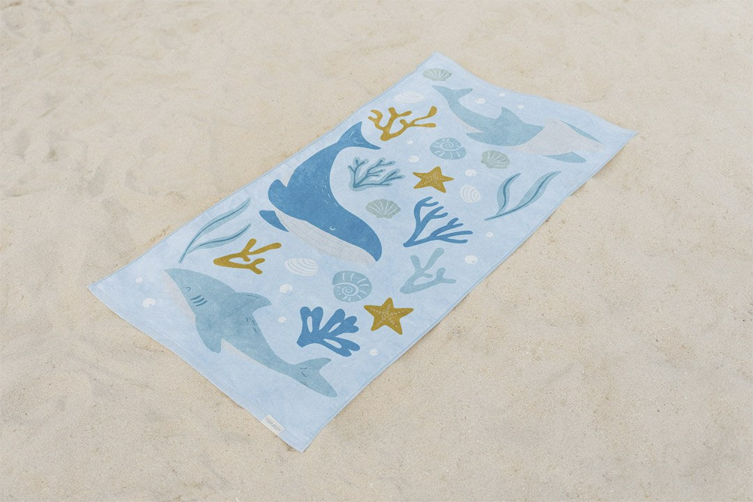 TOP DEAL - Badehandtuch Ocean Dreams Blue | Little Dutch