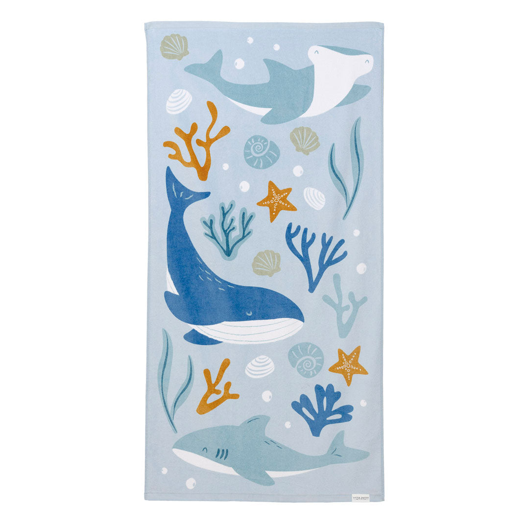 Badehandtuch Ocean Dreams Blue – Weiches Handtuch für Kinder