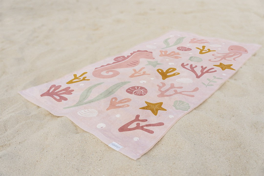 TOP DEAL - Badehandtuch Ocean Dreams Pink | Little Dutch