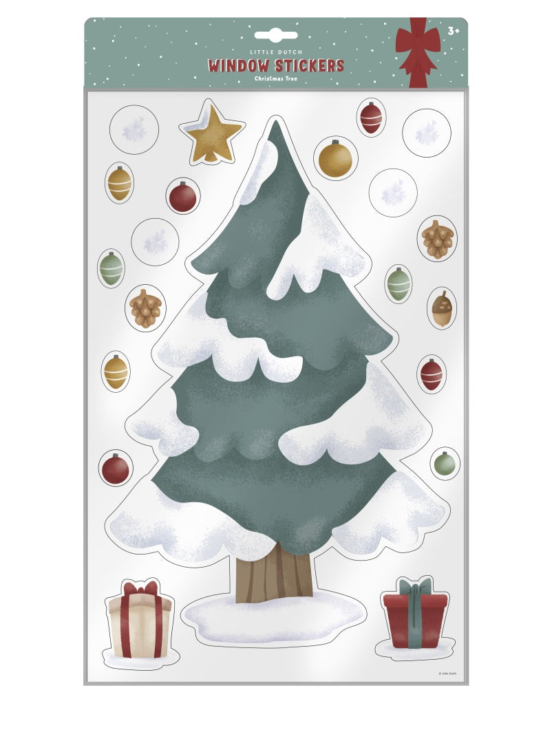 Raamsticker XL Kerstboom | Little Dutch