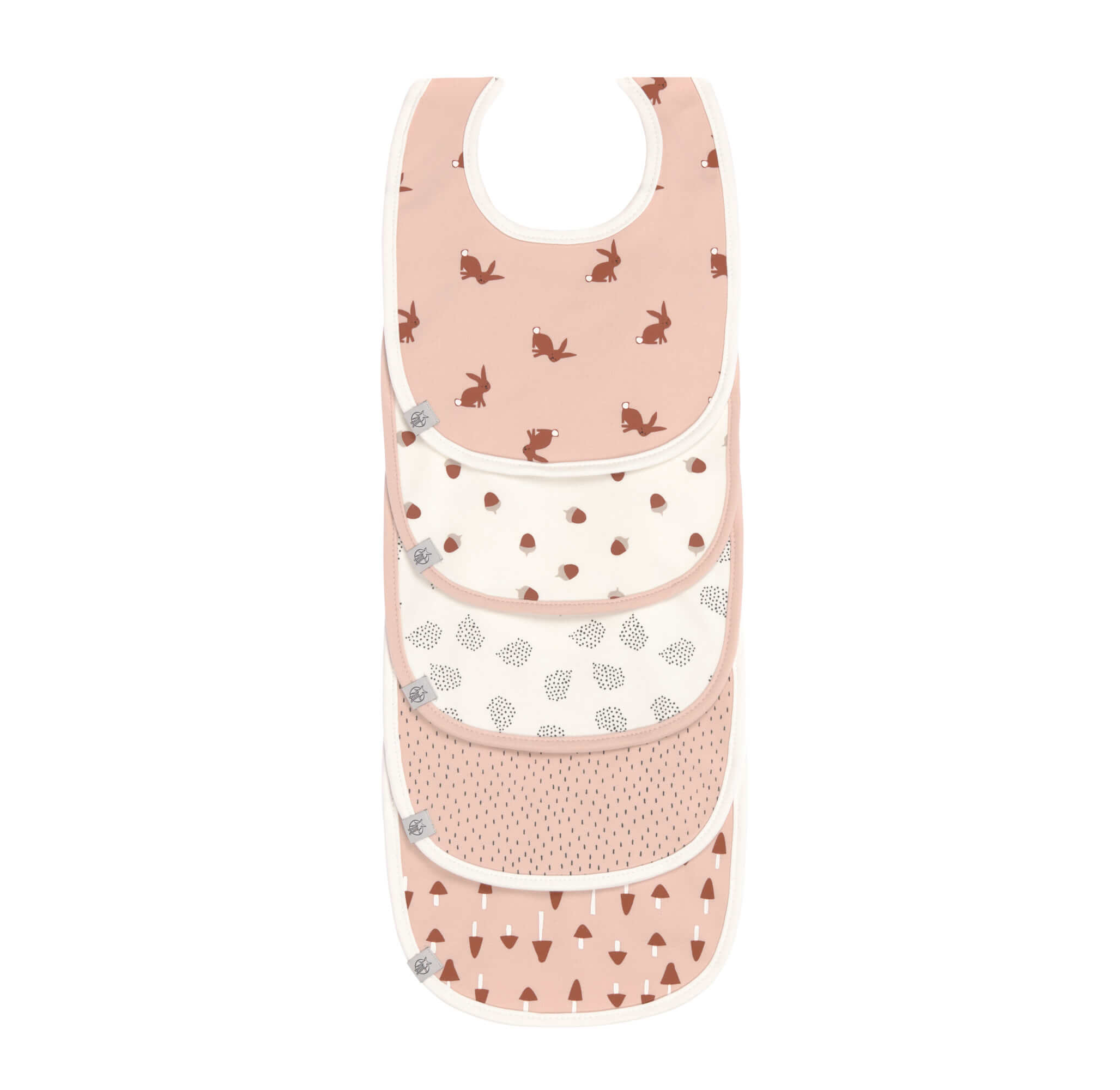 Bibs 5 pcs. Little Forest Rabbit | Lässig