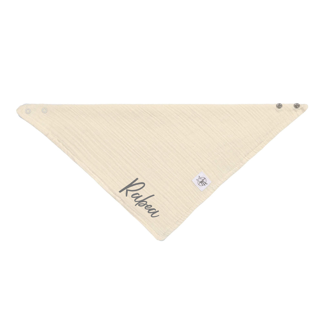 Musselin Bandana hellgelb | Lässig