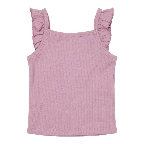 Ruffled Top in Mauve | Little Dutch