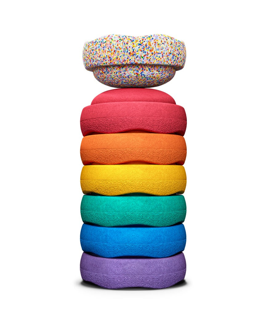 OFFER set: Free Original Mini + Stapelstein Special Original Mini - rainbow classic | Stapelstein