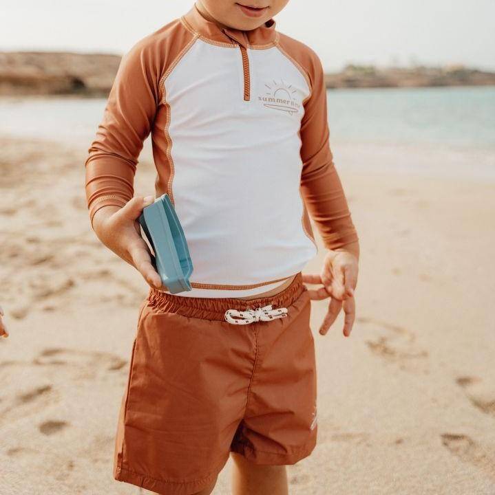 Swim shorts Vintage Sunny Stripes | Little Dutch
