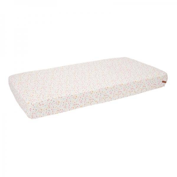 Spannbettlaken Flowers & Butterflies 60 x 120 cm | Little Dutch