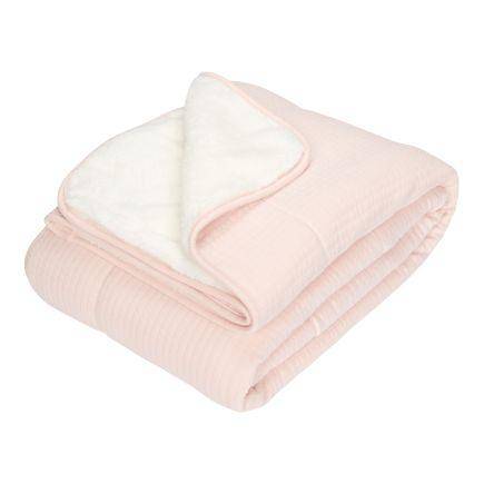 Kinderdekbedovertrek Pure Soft Pink | Little Dutch