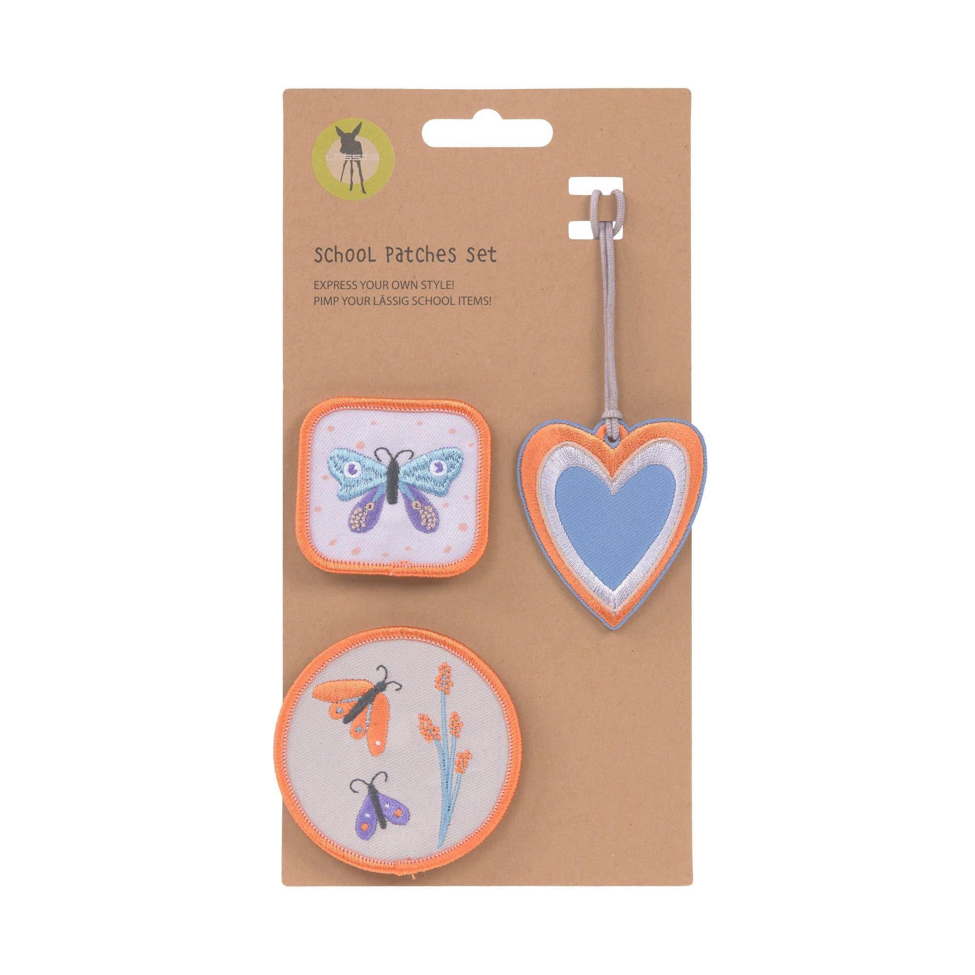 School bag patches and pendants - butterfly | Lässig
