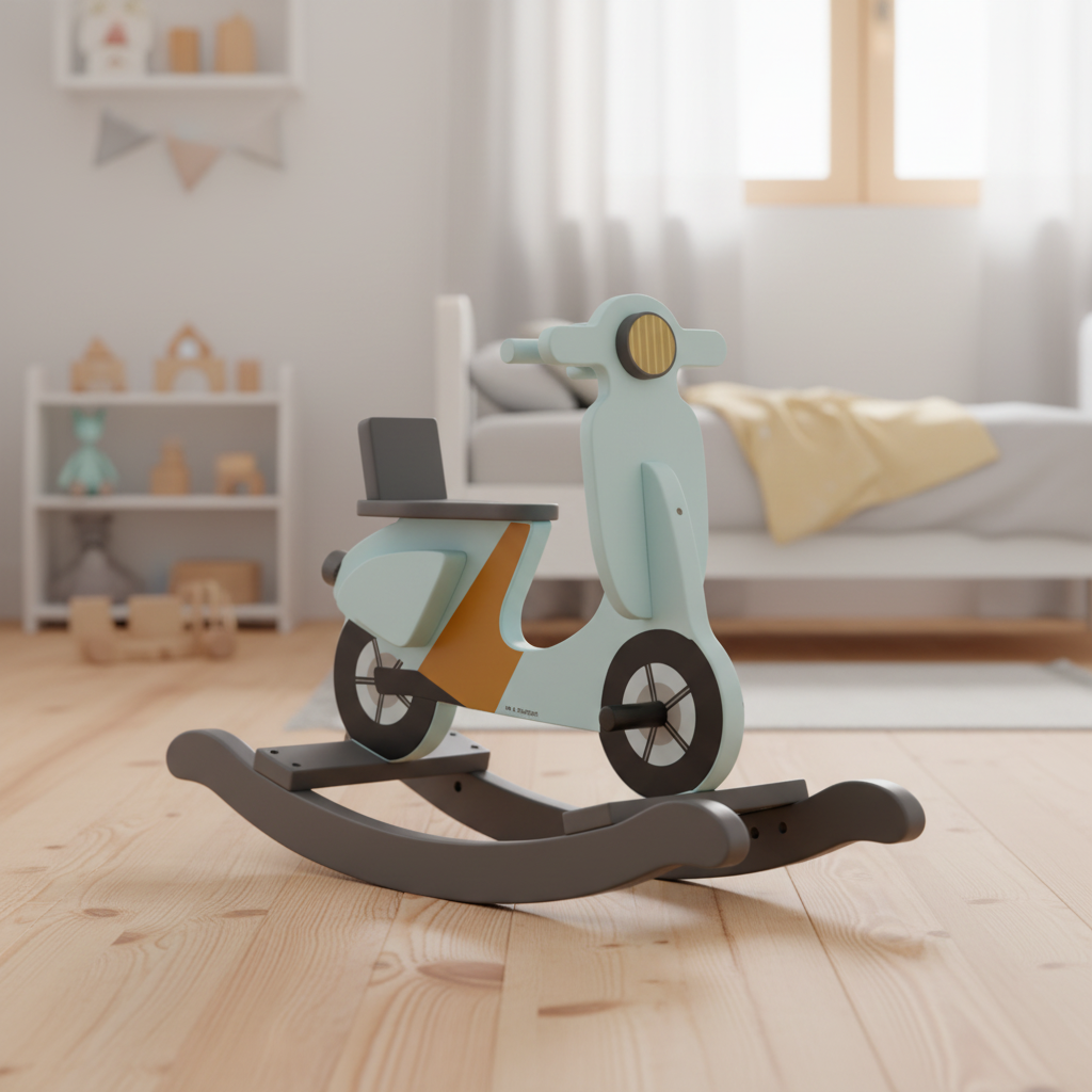 Rocking scooter light blue | Kids Concept