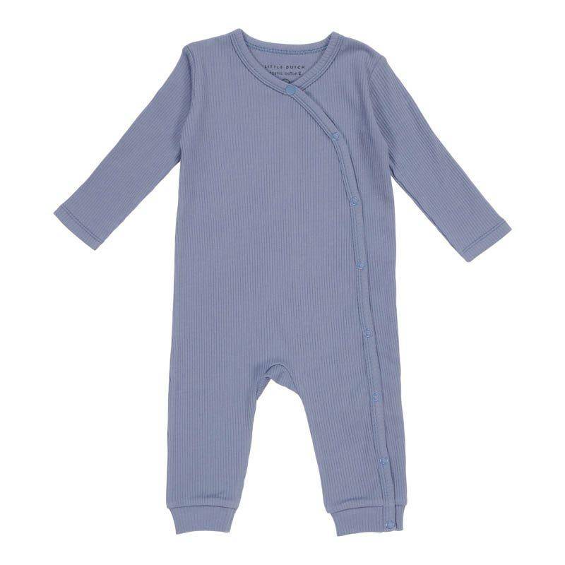 Wrap Romper Blue | Little Dutch