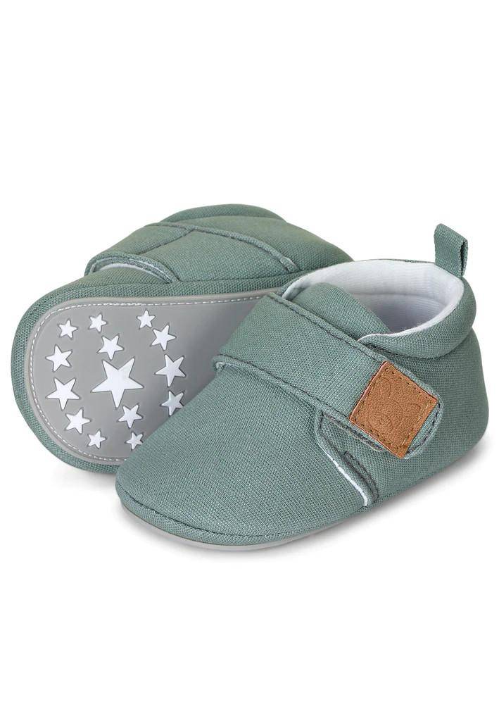 Krabbelschuhe Baby Größe 19/20, grün | Sterntaler