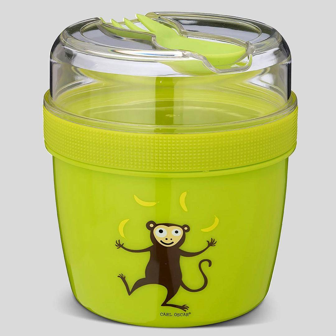 Lunchbox N'ice Cup™ with cooling function and cutlery, lime I Carl Oscar