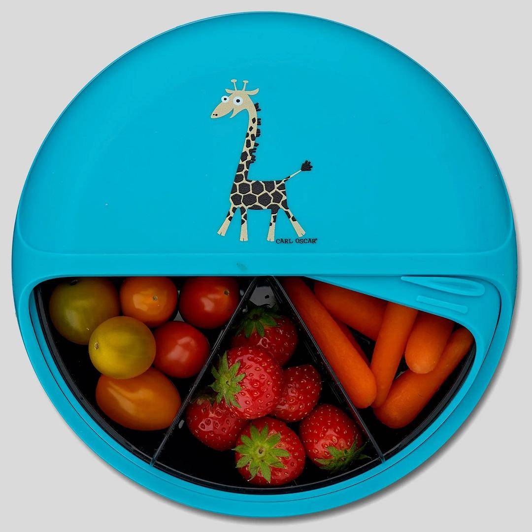 BentoDISC™ lunchbox with 5 compartments, turquoise I Carl Oscar