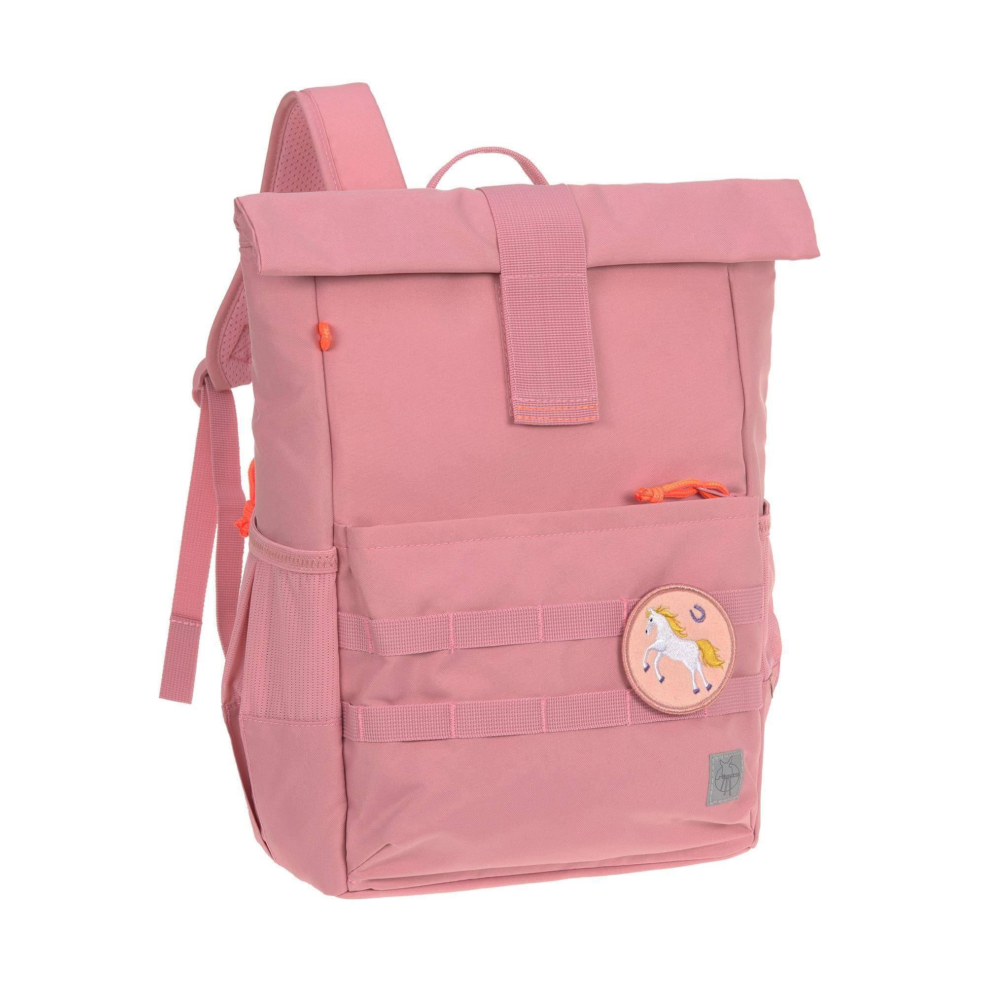 Rucksack Rolltop, pink | Lässig