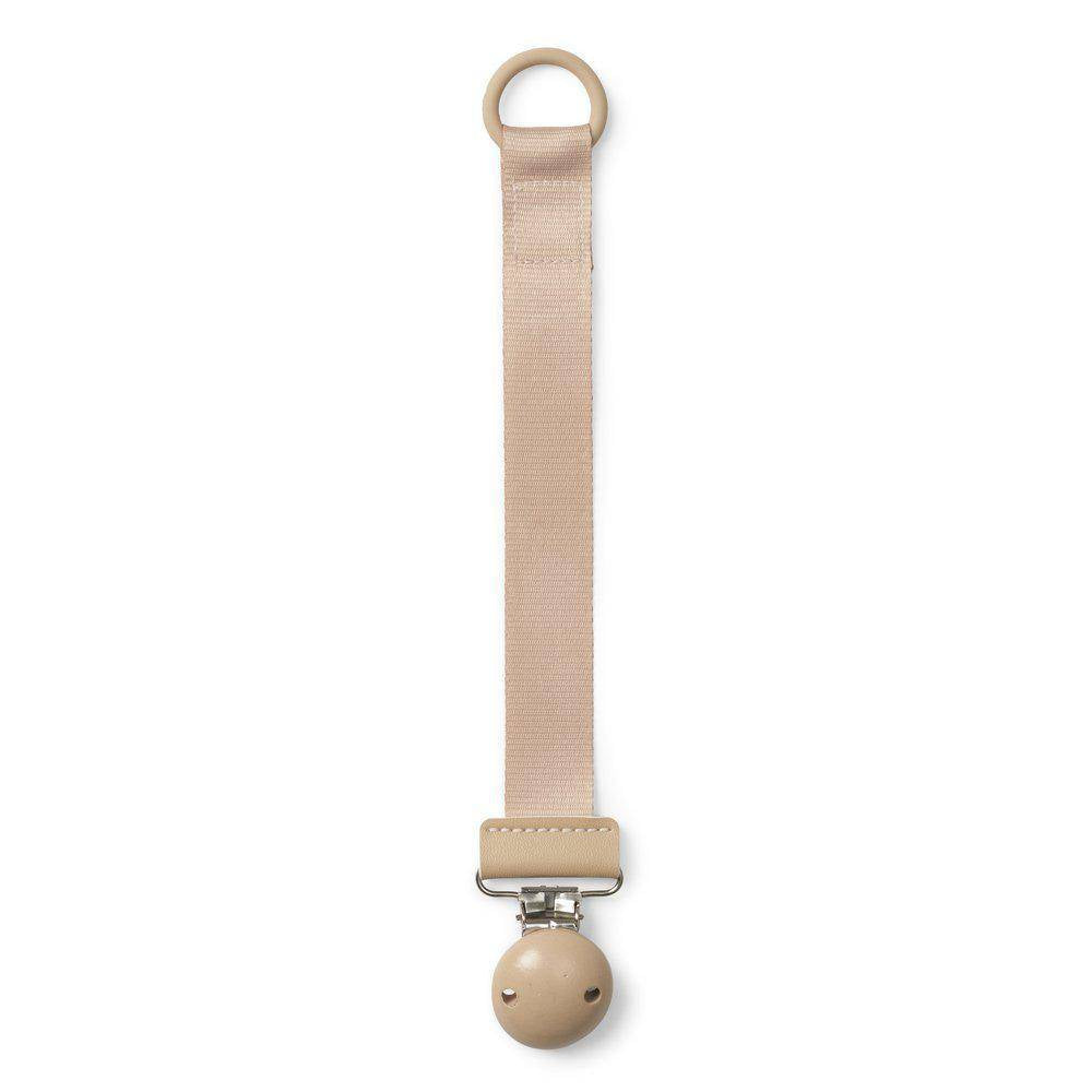 Pacifier chain with wooden detail - Blushing Pink | Elodie