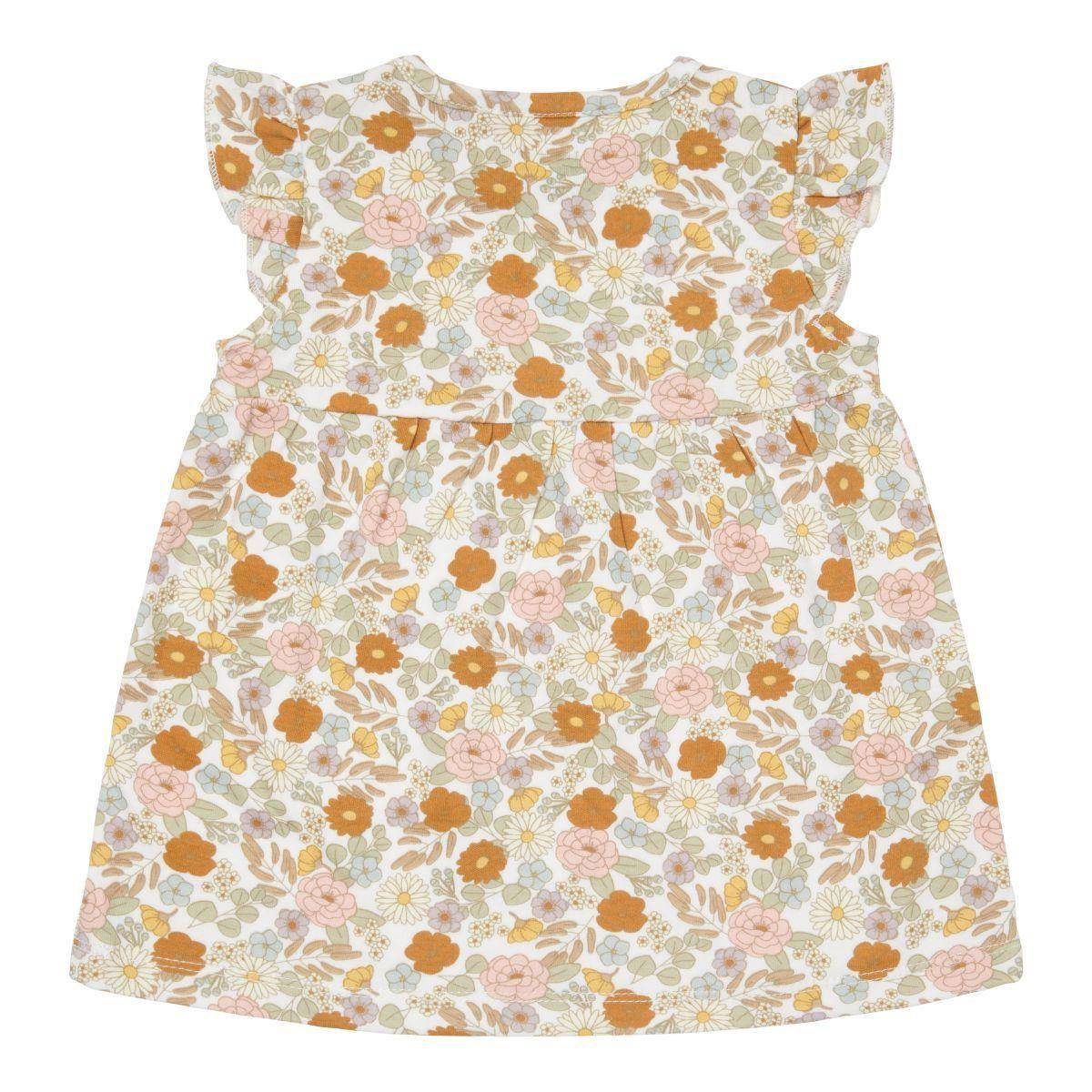 Kleid mit Rüschen Vintage Little Flowers | Little Dutch