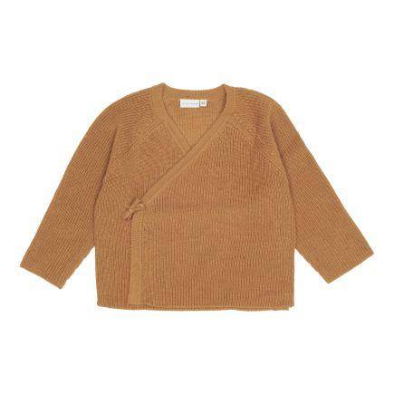 Wrap cardigan Almond - 80 | Little Dutch