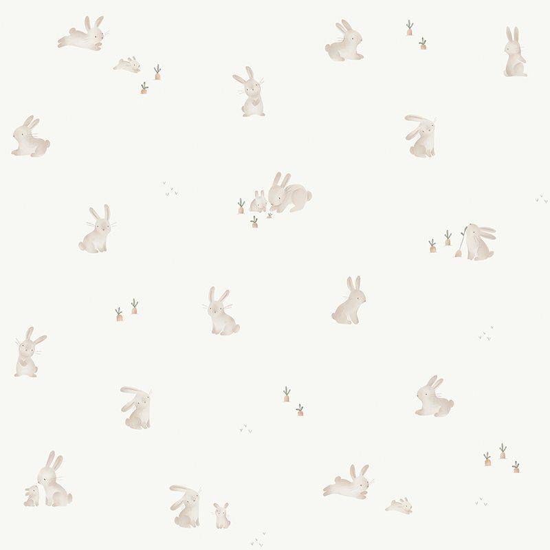 Vliesbehang Baby Bunny | Little Dutch