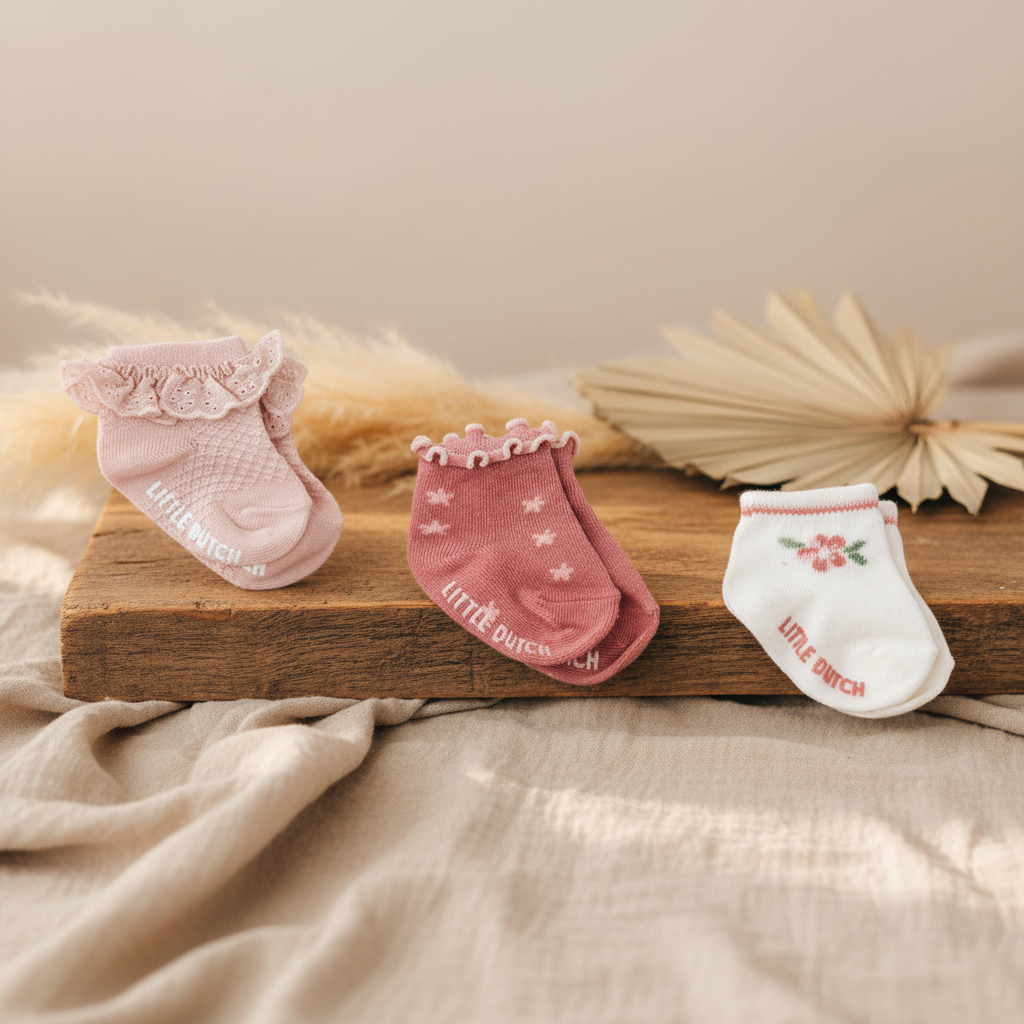 Socken set mit drei Multi | Little Dutch