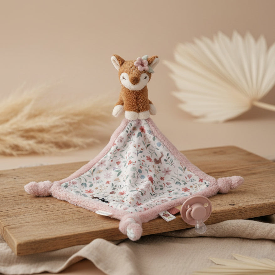 Schnuffeltuch Druck Reh Fairy Garden | Little Dutch