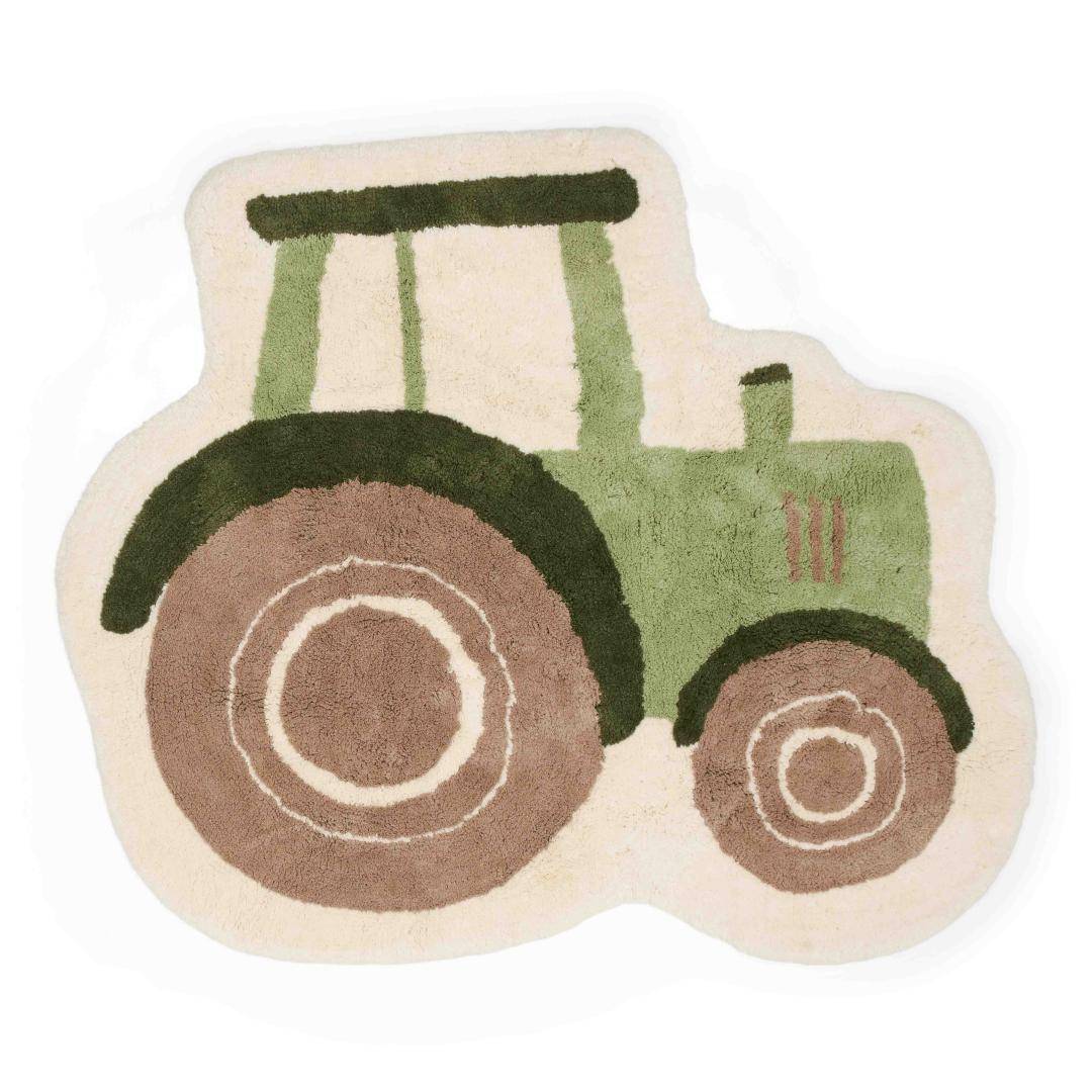 Teppich Traktor antirutsch 100 x 110 cm | Little Dutch