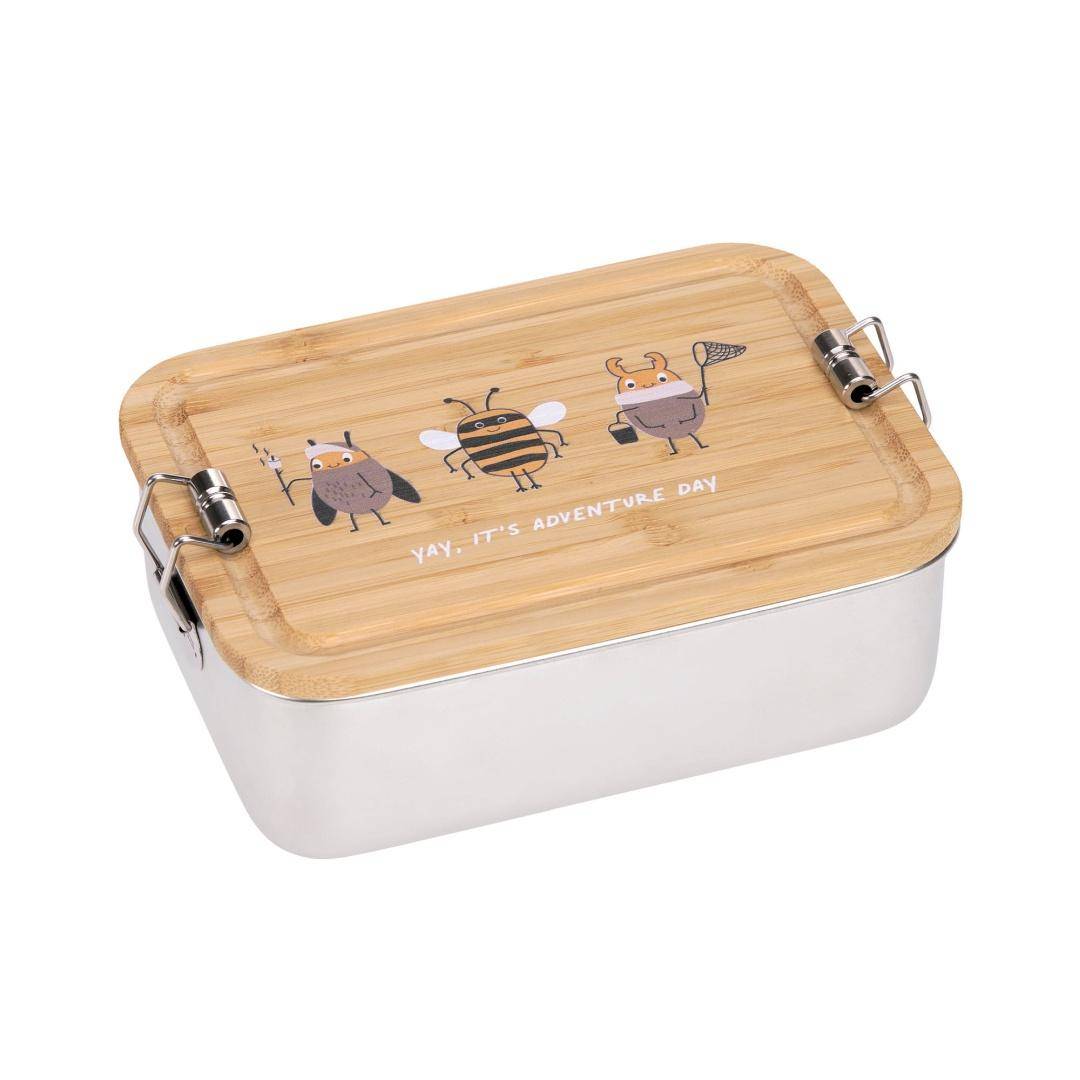 Lunchbox Edelstahl Bambus Natur