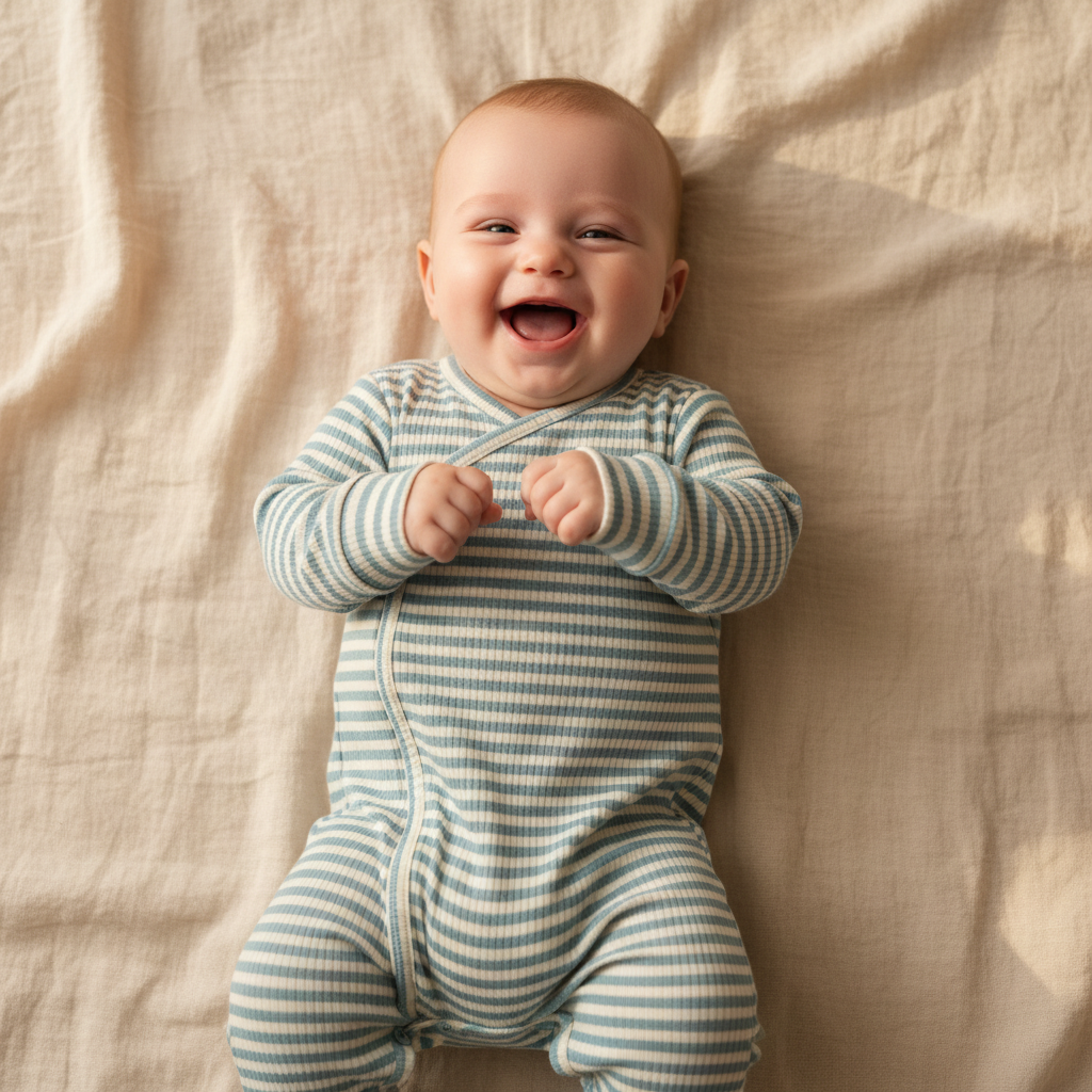 Spieler Stone Blue Stripe | Little Dutch