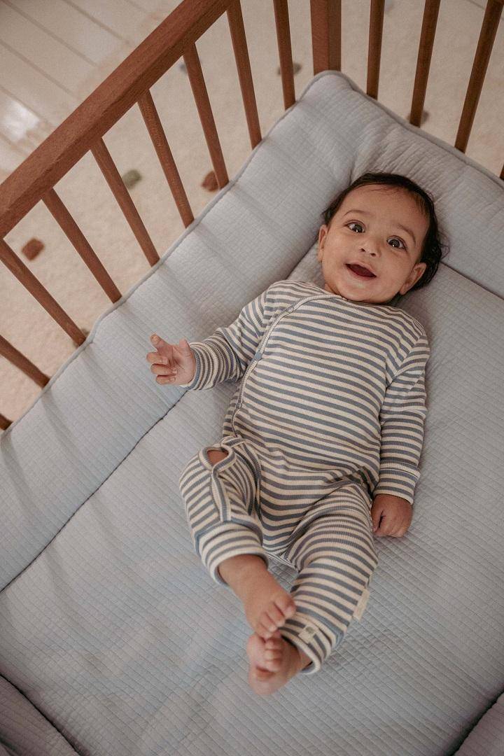 Spieler Stone Blue Stripe | Little Dutch